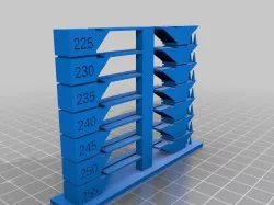 Temperature Tower for ABS 225 - 255 degree