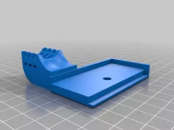 Tevo Tornado Rear Left Ultra Base holder plus strain relief