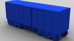 Train Boxcar - 32mm scale / S-Gauge