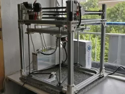 Triple leadscrew belt driven bed for Hypercube