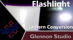 Turning a Flashlight into Lantern