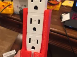 wall mount extension cord holder