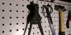 Wire Stripper Peg Board Mount 