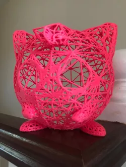 Wireframe Jigglypuff Pokemon, Wireypuff