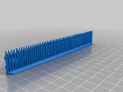 15cm Wooden fence (28mm Scale)