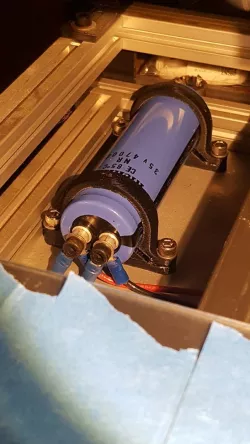 36mm horizontal electrolytic capacitor mounting bracket