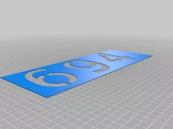 694 House Stencils