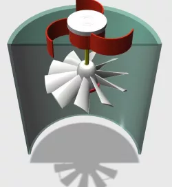 Acetone Vapor Bath Fan (for 5 gallon bucket)