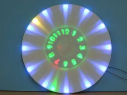 ANIMATED RGB WALL CLOCK 