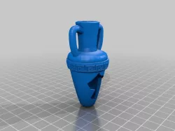Aquarium - Broken Amphora Plant Holder