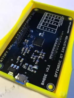 Attify IoT Badge Case for JTAG SPI I2c Uart