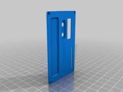 Billet Box rounded Front Panel w Windows & Buttons