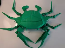 Blue Crab -Polygon -Articulated