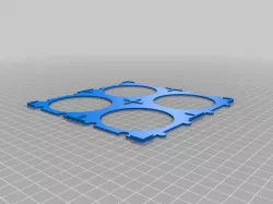 Board Game Tile Grid 3 Inch, 2x2, Seamless