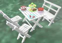 Cakes and biscuits compatible with Sylvanian Families or Playmobil