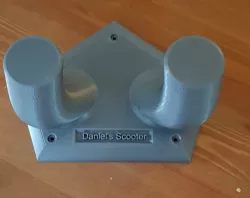 Carbon electric scooter wall mount 