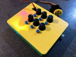 Case for 6CH rotary knob servo driver controller board