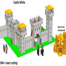 Castle White - Play set