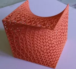 Cube Plateau Problem