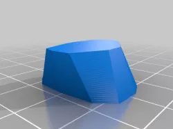 Curved random frustrums
