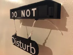 Do Not Disturb mechanicle sign
