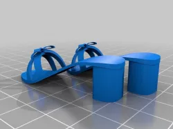 Doll shoes display