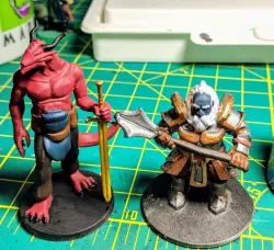 Dwarf Cleric with mace