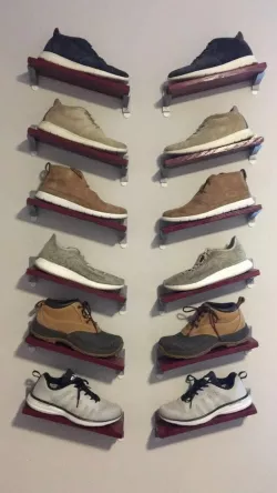 Floating Shoe Shelves