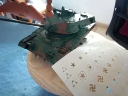 German and American stencil