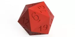 Giant 20 Sided Dice Icosahedron