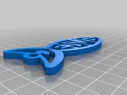 Jesus - fish keychain