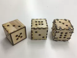 Laser Cut Dice