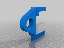 Led Holder for MK8 Extruder with Auto leveling probe holder 18mm