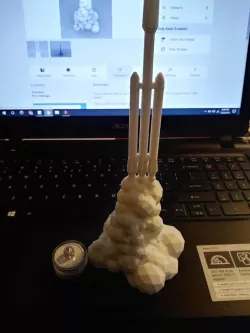 Low poly Falcon Heavy