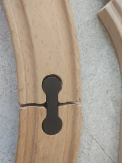 Male to male IKEA railway adapter