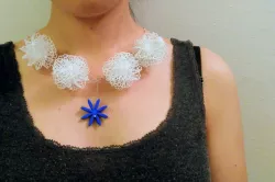 Mathematical Art: Flower Ball (Necklace)