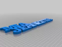 My Customized Variable WORD Sculpture