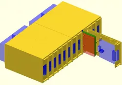 NUC shelf for datacenter rack -  3U - 12 servers