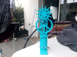 Pendulum Clock with bracket 2 parts