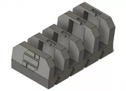 Phone Rack With Cable Management