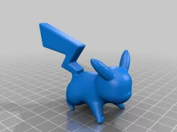 Pikachu tail fix (and flower pot)