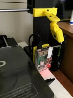 Pillar mount for Pi Cam on Wanhao I3 Plus / MP Maker Select Plus