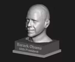 President Obama - Facescan Bust