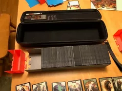 "Quiver" Card carrying case divider sections MTG