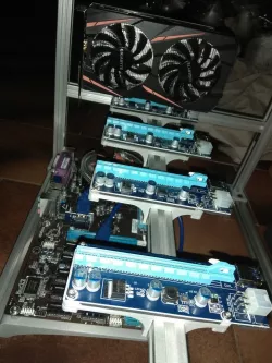 Riser GPU Mount for 2020 aluminum extrusion 