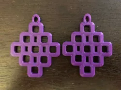Rounded Cube Earrings