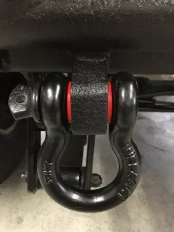 Shackle adapter / spacer anti-rattle shim Jeep bumper
