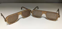 Shutter Shades DIY Glasses now in wood