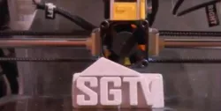 Simons and Gardens TV Logo Keychain
