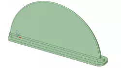 Simple Paddleboard Fin (Bote)